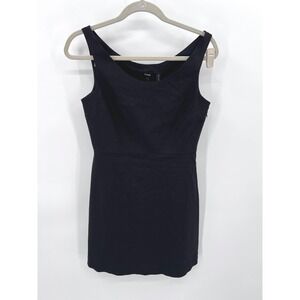 Theory Ballerina NK Mini Dress | Black Linen | NWT | Size 4